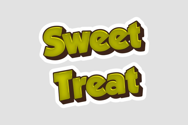 Sweet Treat Message Stickers, Enhancing Communications example image 1