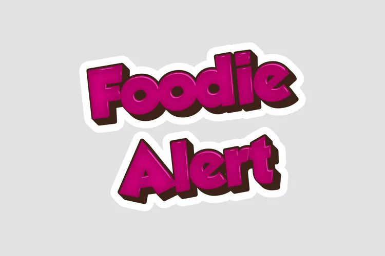 Foodie Alert Message Stickers, Enhancing Communications