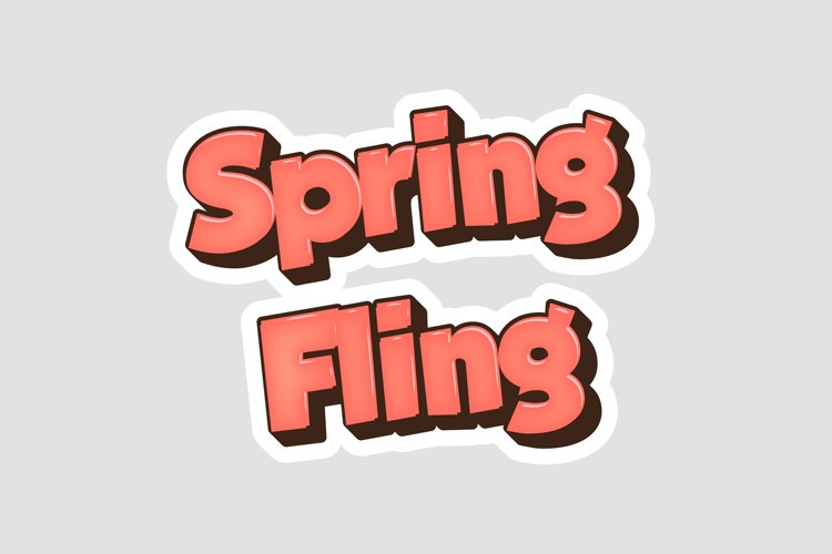 Spring Fling Message Stickers, Enhancing Communication example image 1