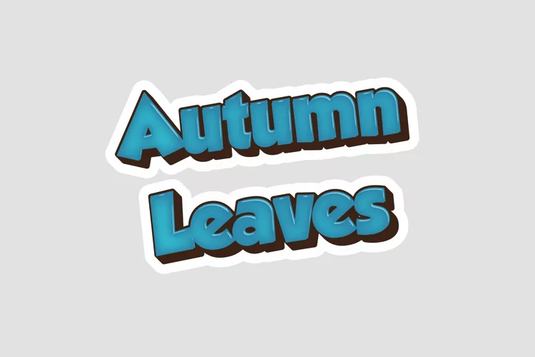 Autumn Leaves Message Stickers, Enhancing Communications