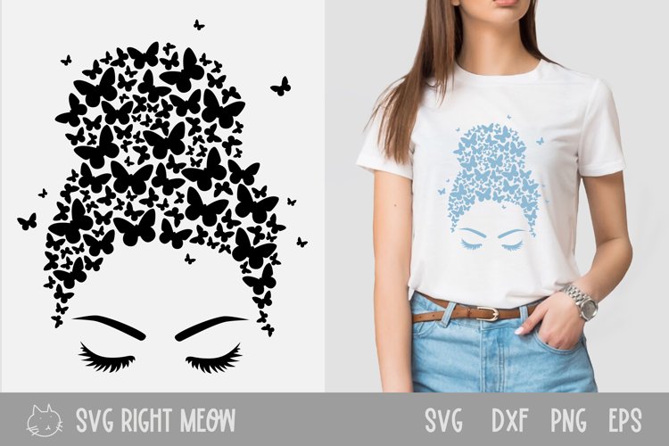 Mom Bun Svg Image 23