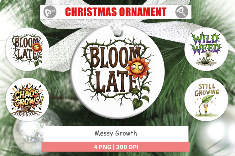 Christmas Ornament Sublimation Designs Image 2