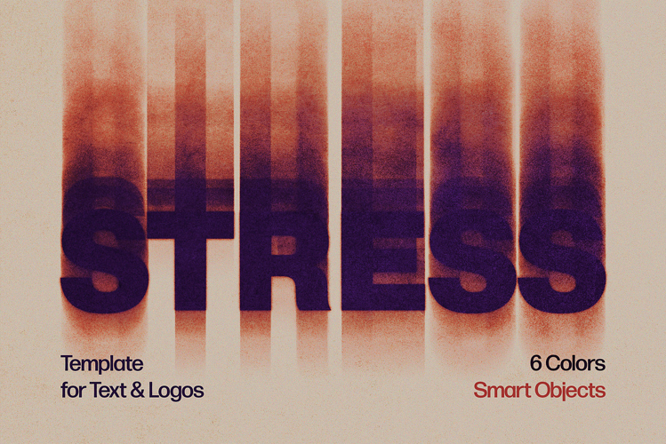 Messy Print Text Effect