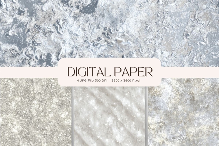 Pearl Hologram Background Texture Ombre Digital Paper_2