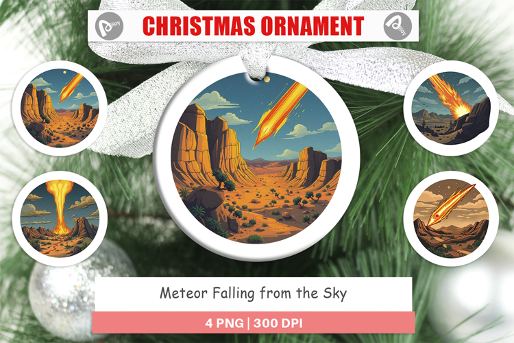 Ornament Falling Meteor