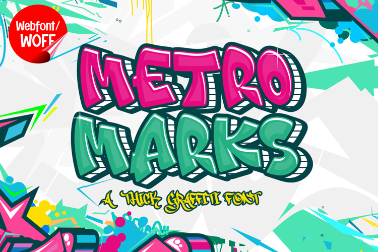 Metro Mark | Modern Display Webfont for Clean Websites