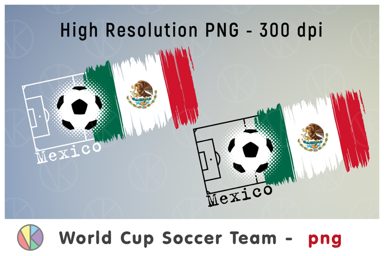 Mexico National Soccer Team Flag. World Cup 2026