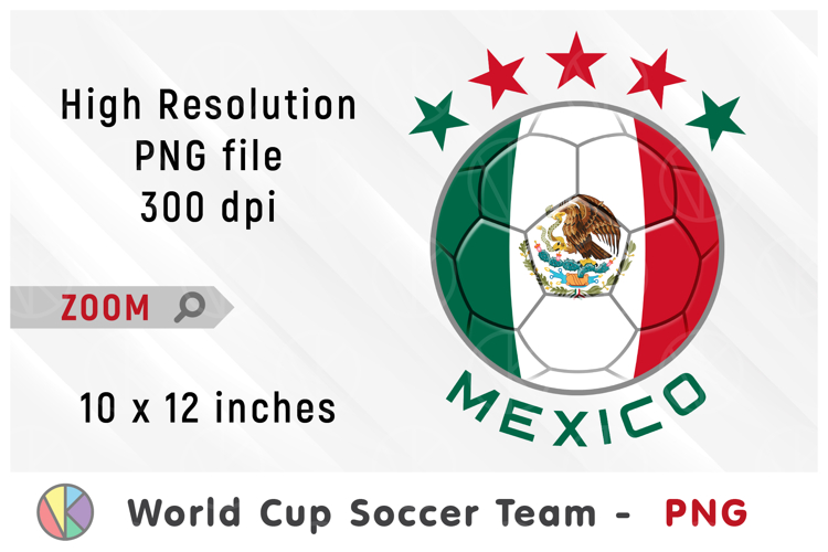 Mexico National Team Soccer Ball. World Cup 2026