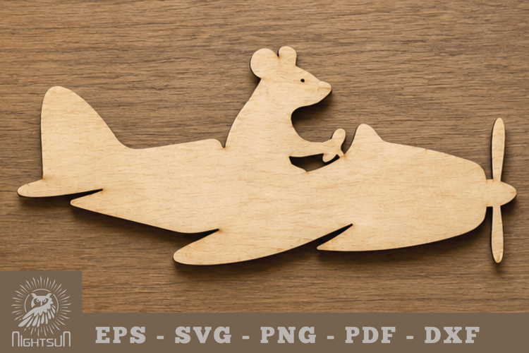 Mice Drive Vehicles Lasercut Decoration