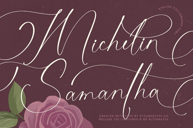 Michelin Samantha - Stylish Calligraphy Font