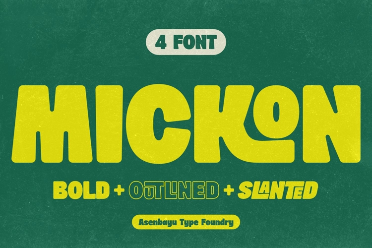 Thick vintage fonts Image 2