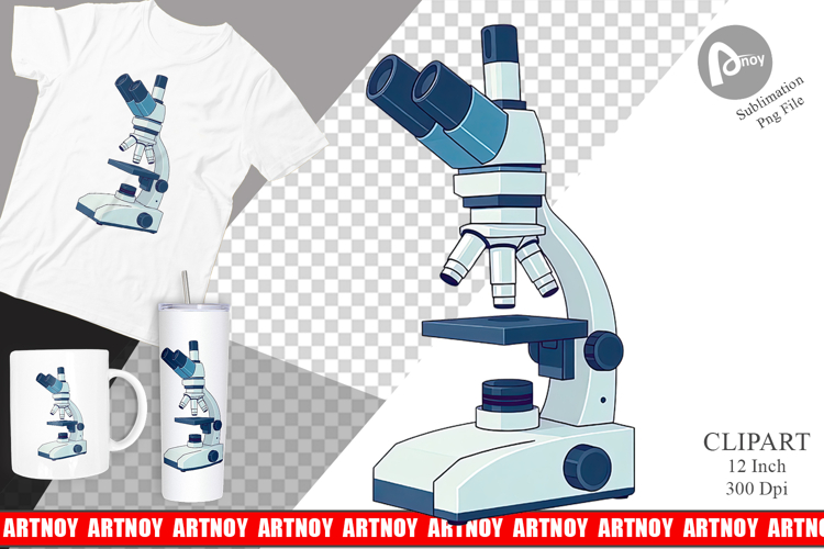 Lab Microscope Clipart example image 1