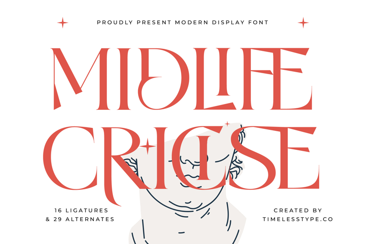 Midlife Cricise - Modern Display Font