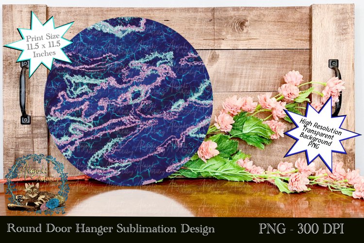 This gorgeous midnight agate glitter sublimation round sign design can be used in all your digital creations, such as keychains, coasters, scrapbooking, shirts, stickers, greeting cards and other sublimation blank and waterslide decal craft projects.