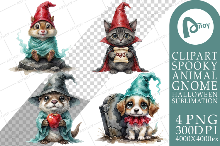 Midnight Familiar Gnomes Sublimation