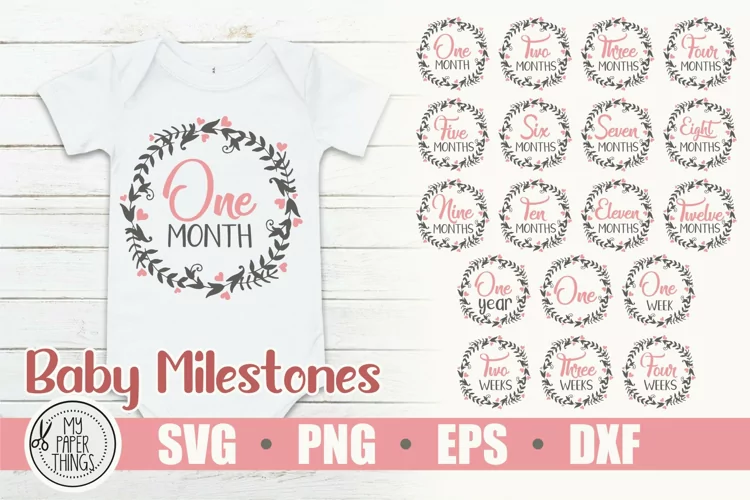 Baby Milestones svg