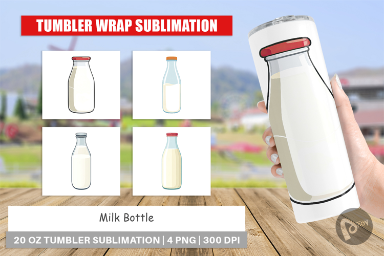 Tumbler Milk Bottle