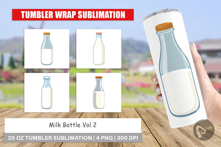 Tumbler Milk Bottle