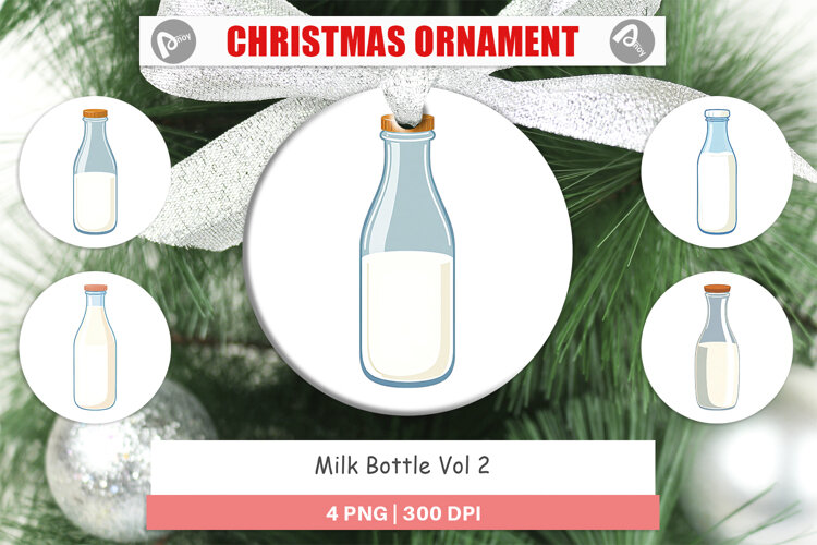 Ornament Milk Bottle example image 1