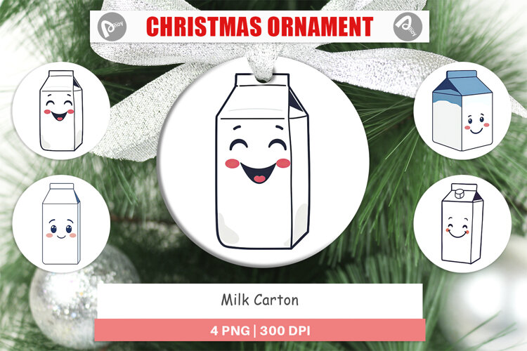 Ornament Milk Carton example image 1