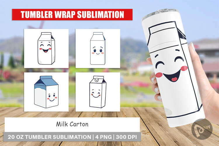 Tumbler Milk Carton example image 1