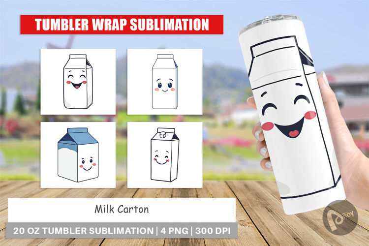 Tumbler Milk Carton
