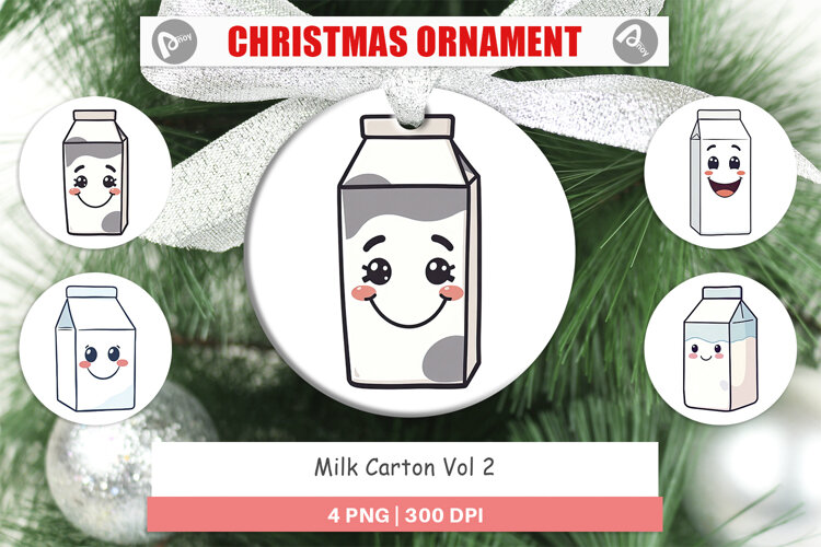 Ornament Milk Carton example image 1