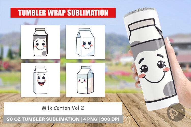 Tumbler Milk Carton example image 1