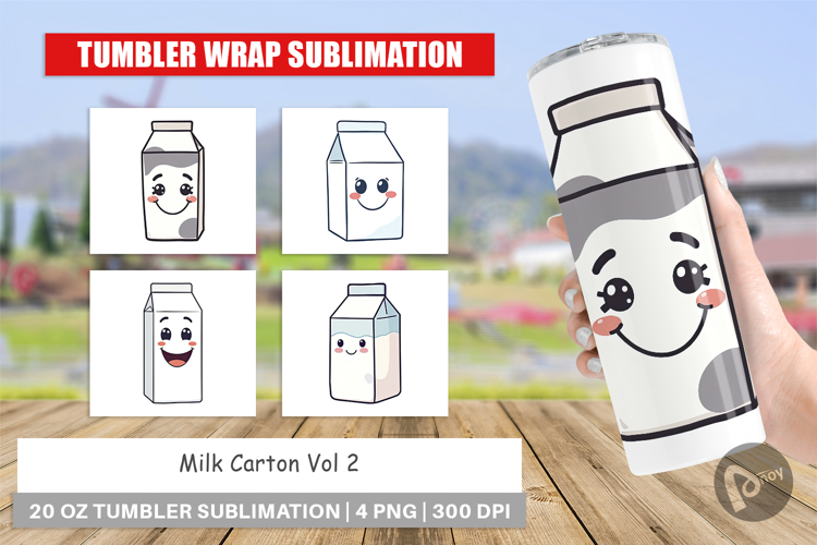Tumbler Milk Carton