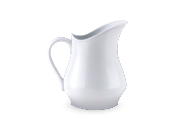 white pitcher milk realistic vector example image 1