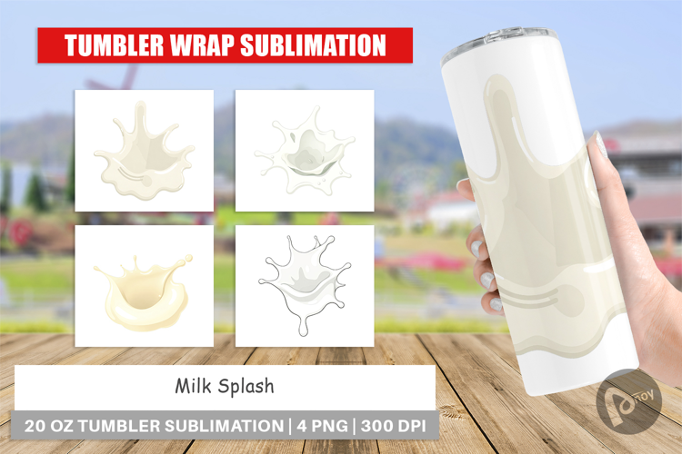 Tumbler Milk Splash