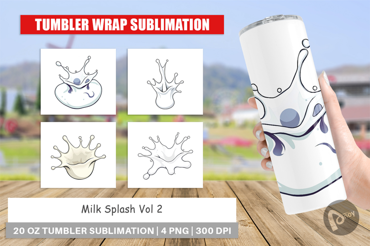 Tumbler Milk Splash