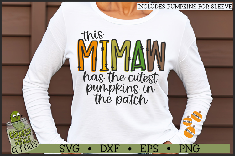 Mimaw Pumpkin Patch SVG File