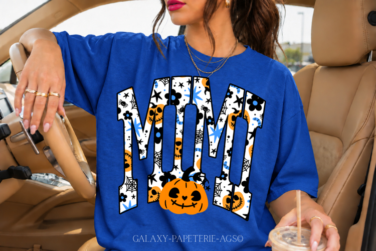 Mimi PNG | Cute Pumpkin Halloween Shirt Design