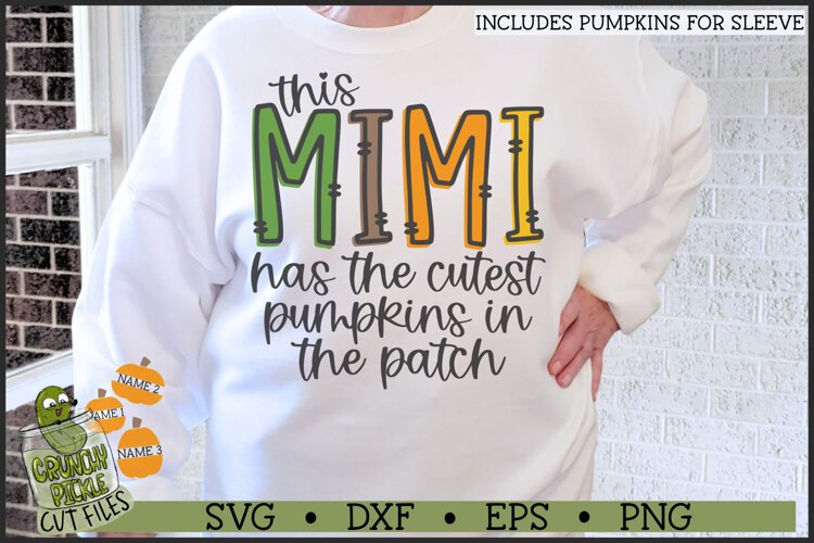 Mimi Pumpkin Patch SVG File example image 1