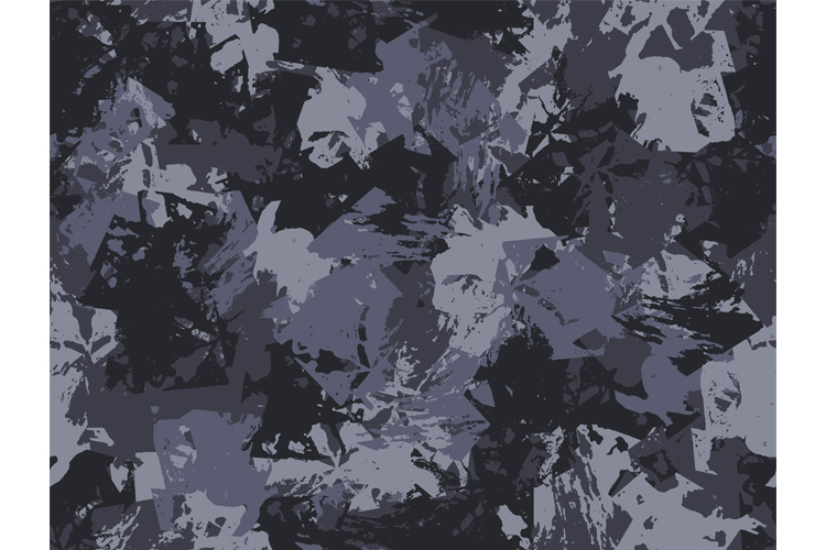 Camouflage seamless texture, stroke camo patten. Vector