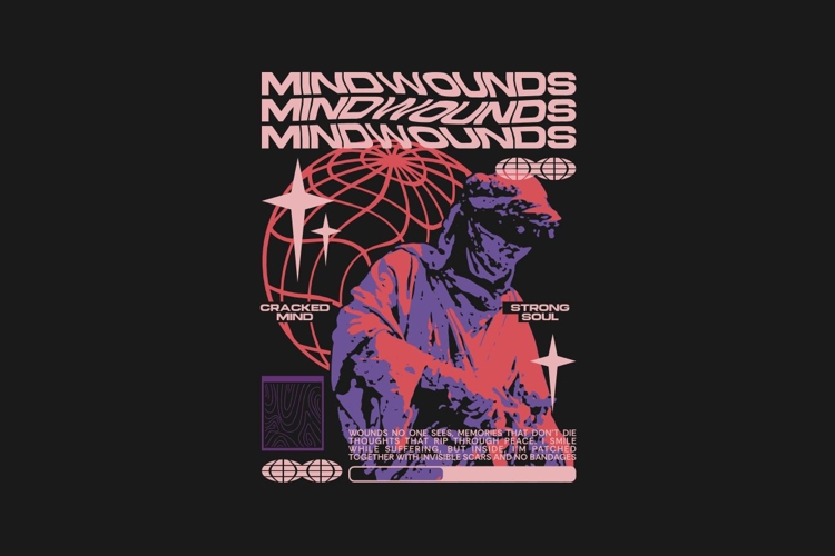 Mind Urban Streetwear T-shirt Design