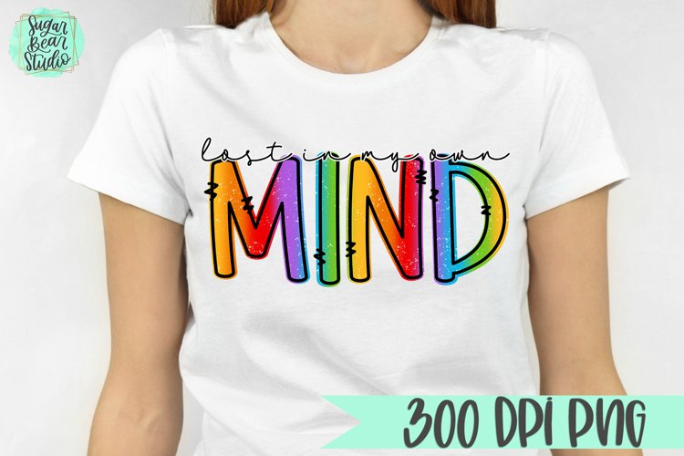 Lost In My Own Mind | A Neurodiversity PNG example image 1