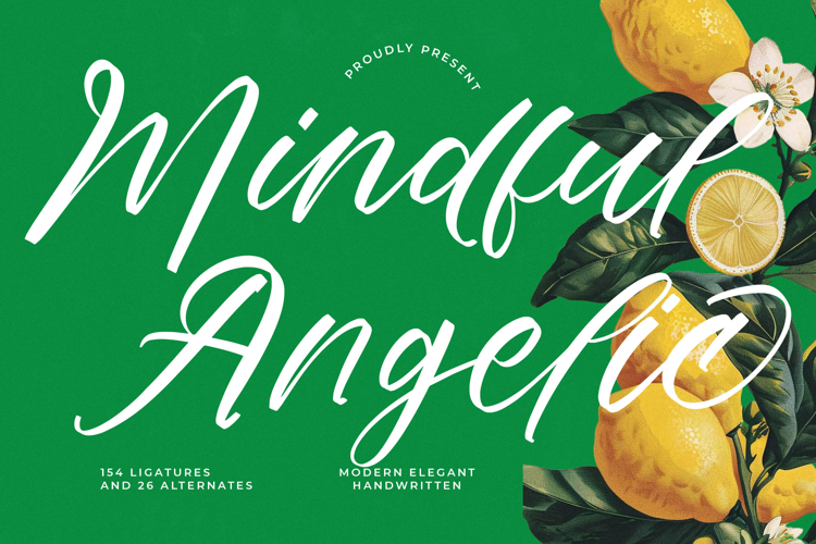 Mindful Angelic - Modern Elegant Handwritten