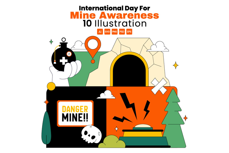 10 Day For Mine Awareness Illustration