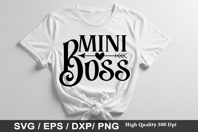 Mini Boss - Baby SVG Design