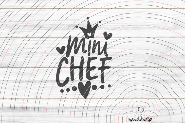mini chef Cutting file SVG DXF
