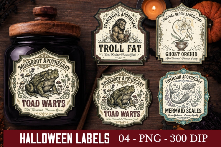 MINI Potion Labels, MINI Apothecary Labels