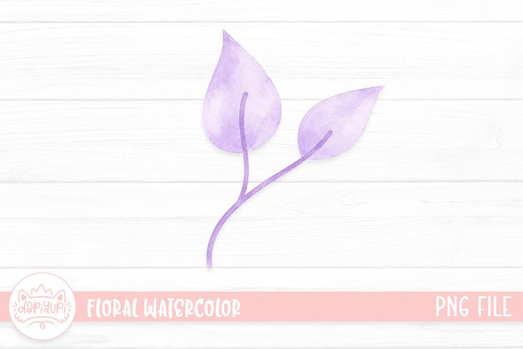 Botanical Watercolor Illustration, Floral Watercolor Design example image 1