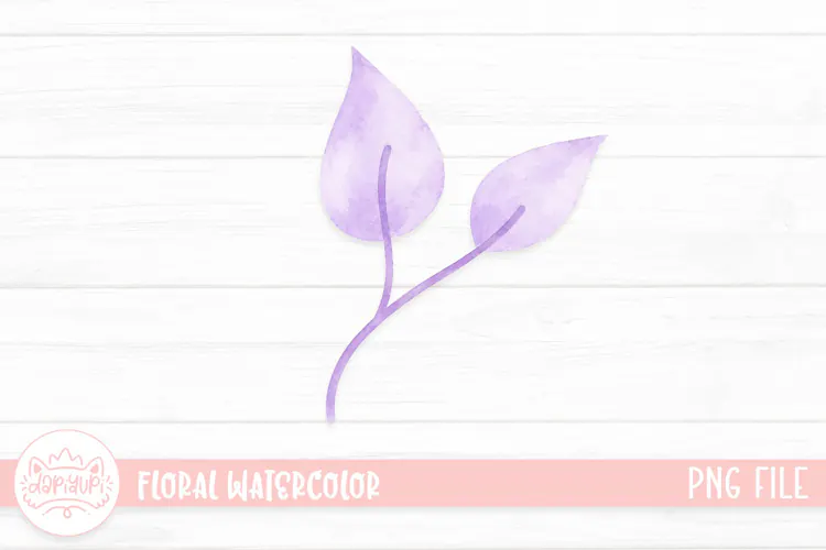 Botanical Watercolor Illustration, Floral Watercolor Design