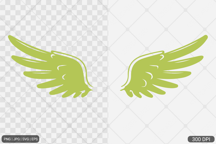 Simple Angel Wings Clipart