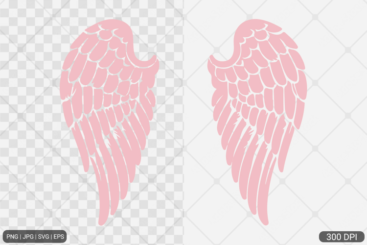 Simple Angel Wings Clipart