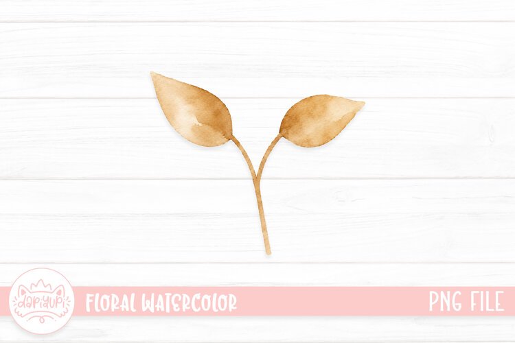 Botanical Watercolor Illustration, Floral Watercolor Design example image 1