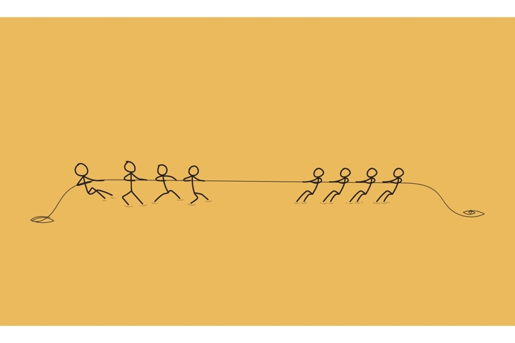 Tug Of War Clipart Image 19
