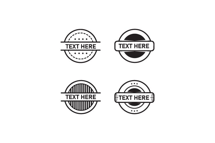 Minimalist Badge And Emblem Design Vector Minimalist Badge And Emblem Design Vector